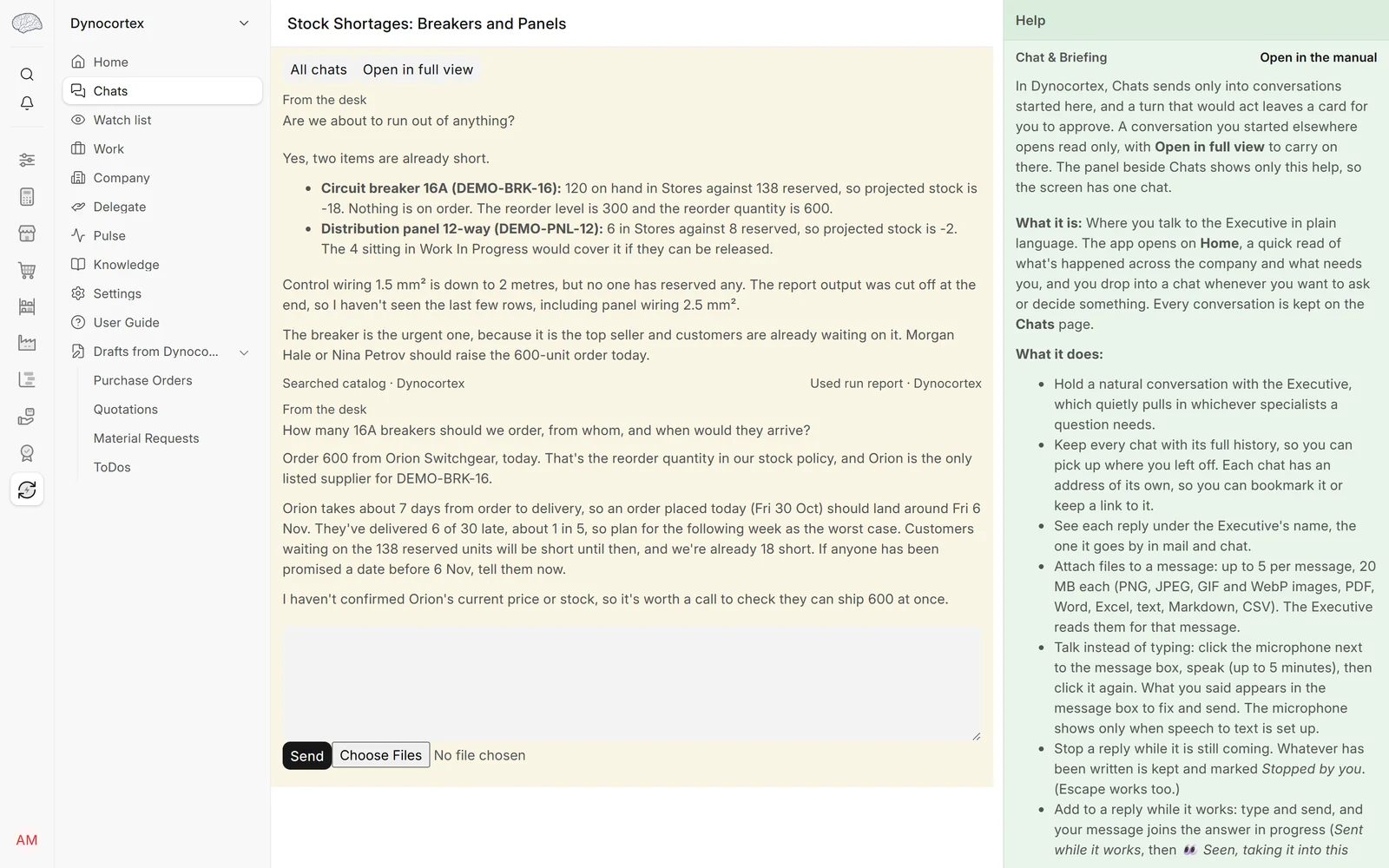 Stop a stock-out before it happens, step 2: Ask: